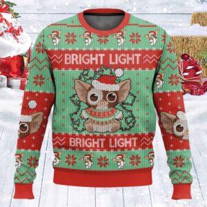 Gizmo Bright Light Ugly Christmas Sweater Gizmo Bright Light Ugly Christmas Sweater