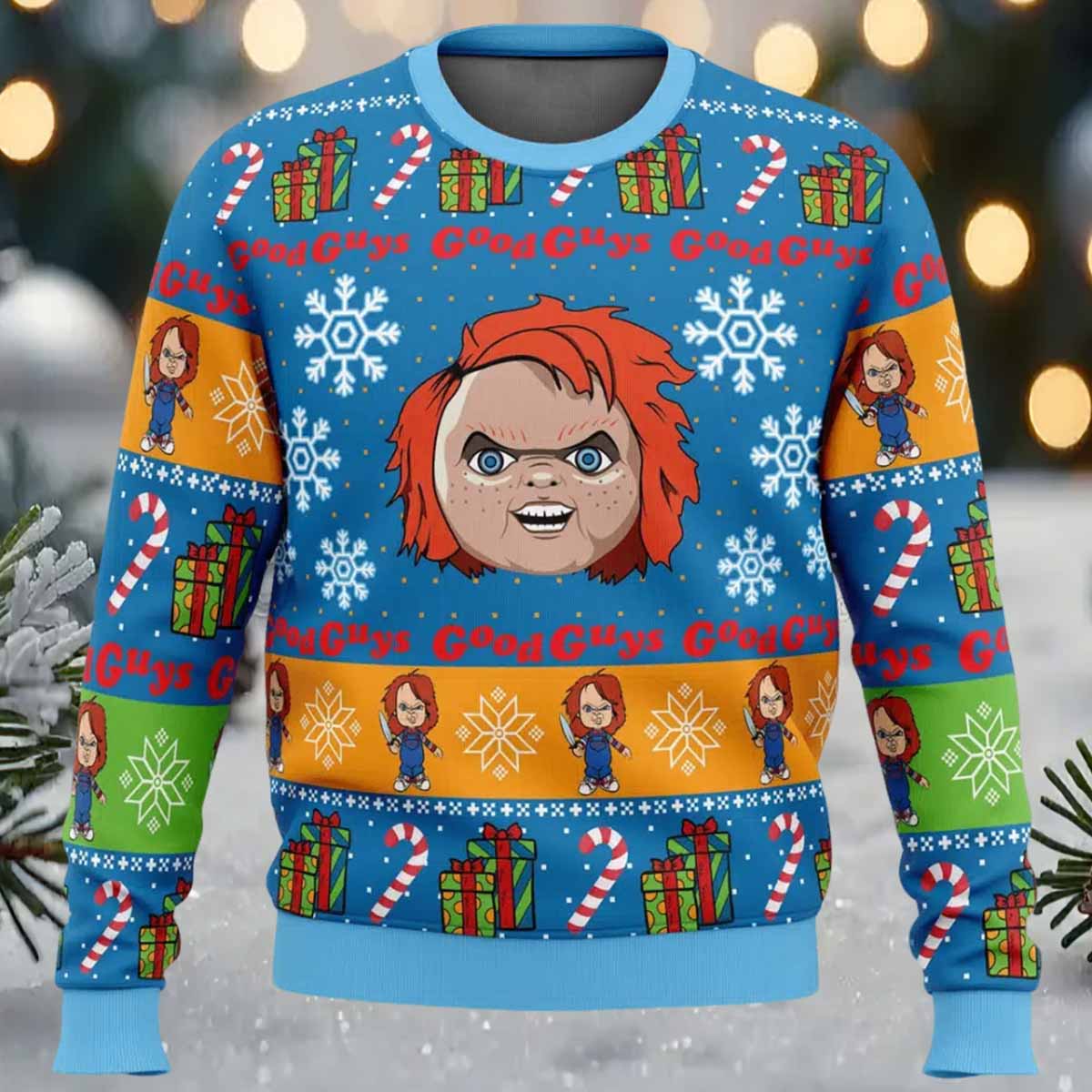 Good Guys Chucky Ugly Christmas Sweater Good Guys Chucky Ugly Christmas Sweater