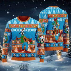 Goofy Dog Ugly Christmas Sweater