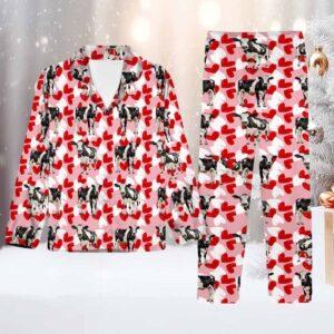 Halloween Holstein Cow Pajama Set Halloween Holstein Cow Pajama Set