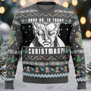 Hang On Is Today Christmas Dr Stone Ugly Christmas Sweater