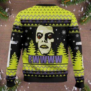 Hawk Tuah The Exorcist Horror Ugly Sweater 1 Hawk Tuah The Exorcist Horror Ugly Sweater