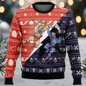 He Man vs Skeletor Ugly Christmas Sweater