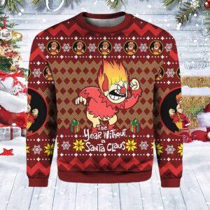 Heat Miser The Year Without A Santa Claus Ugly Christmas Sweater Heat Miser The Year Without A Santa Claus Ugly Christmas Sweater
