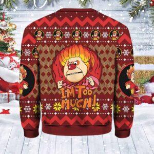 Heat Miser The Year Without A Santa Claus Ugly Christmas Sweater 1 Heat Miser The Year Without A Santa Claus Ugly Christmas Sweater