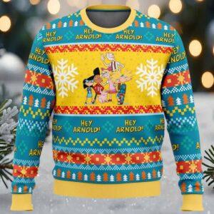 Hey Arnold Nickelodeon Ugly Christmas Sweater