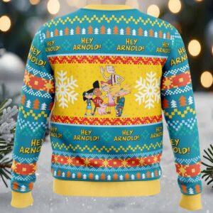 Hey Arnold Nickelodeon Ugly Christmas Sweater 1 Hey Arnold Nickelodeon Ugly Christmas Sweater