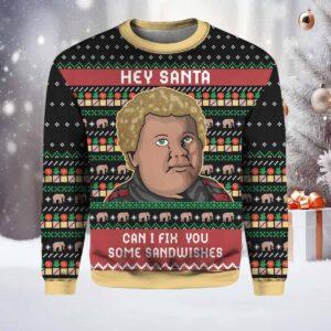 Hey Santa Can I Fix You Some Sandwiches Christmas Sweater