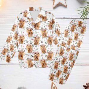 Highland Cow Pajamas Set Highland Cow Pajamas Set