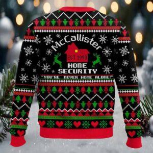 Home Alone McCallister Home Security Christmas Ugly Sweater