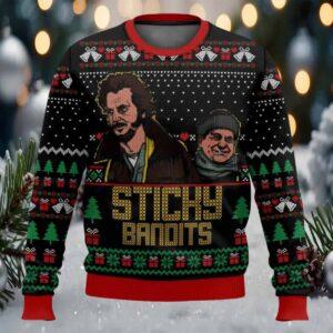 Home Alone Sticky Bandits Ugly Christmas Sweater