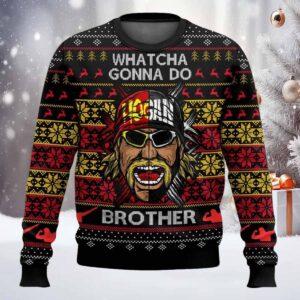 Hulk Hogan Whatcha Gonna Do Brother Christmas Sweater