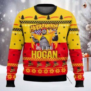 Hulkamania Hulk Hogan Christmas Sweater Hulkamania Hulk Hogan Christmas Sweater