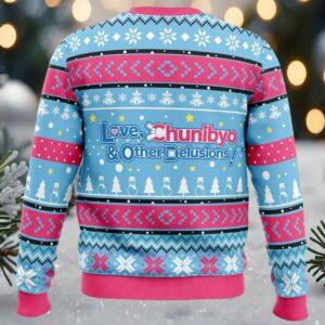 I Saw Mommy Love Chunibyo And Other Delusion Ugly Christmas Sweater 1 I Saw Mommy Love Chunibyo And Other Delusion Ugly Christmas Sweater