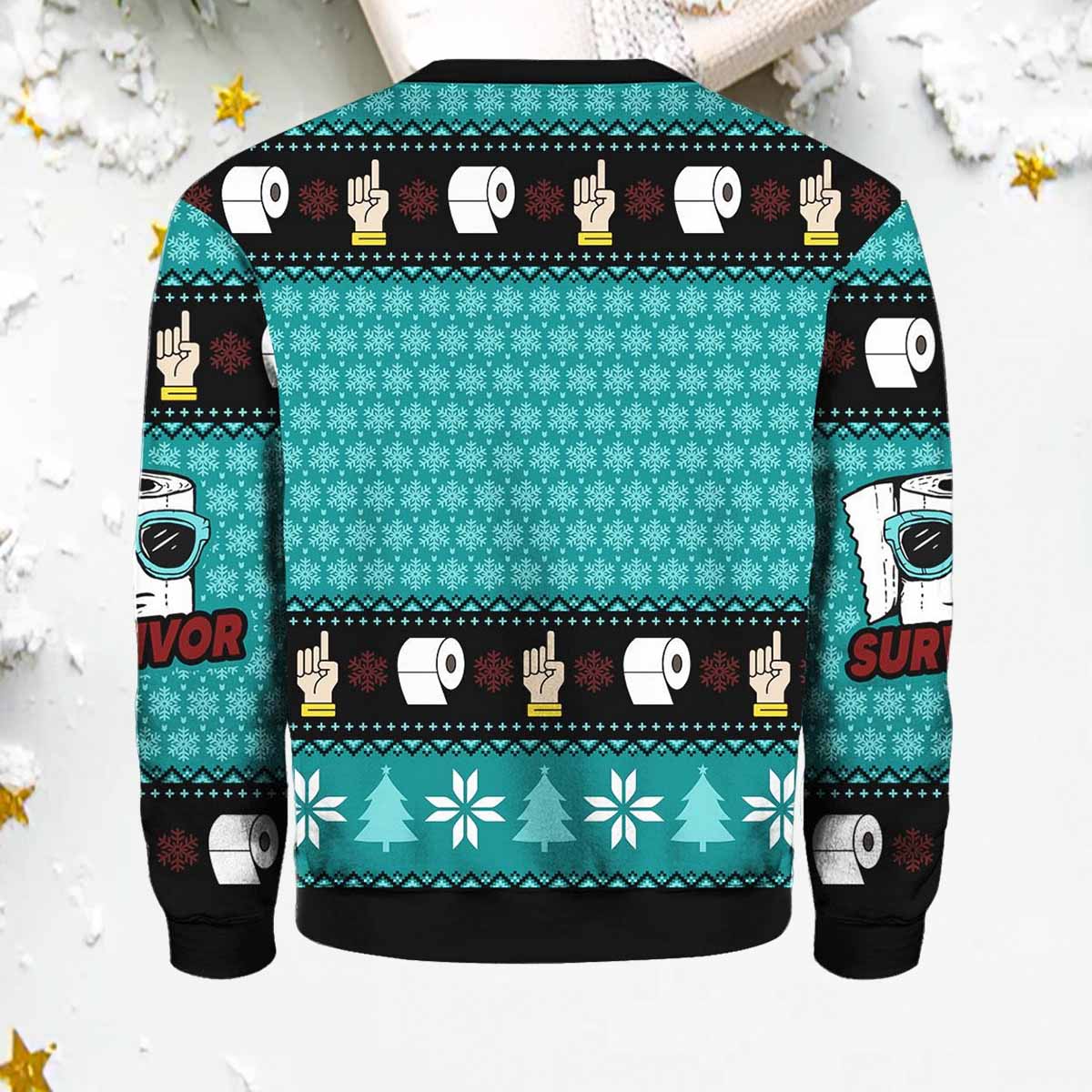 I Survived Toilet Paper Apocalypse 2020 Christmas Ugly Sweater I Survived Toilet Paper Apocalypse 2020 Christmas Ugly Sweater