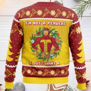 Im Not A Pervert Turbo Man Ugly Christmas Sweater 1 I’m Not A Pervert Turbo Man Ugly Christmas Sweater