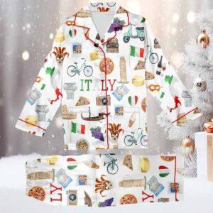 Italy Roma Travel Pajama Set Italy Roma Travel Pajama Set