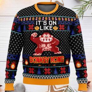 It’s On Like Donkey Kong Ugly Christmas Sweater
