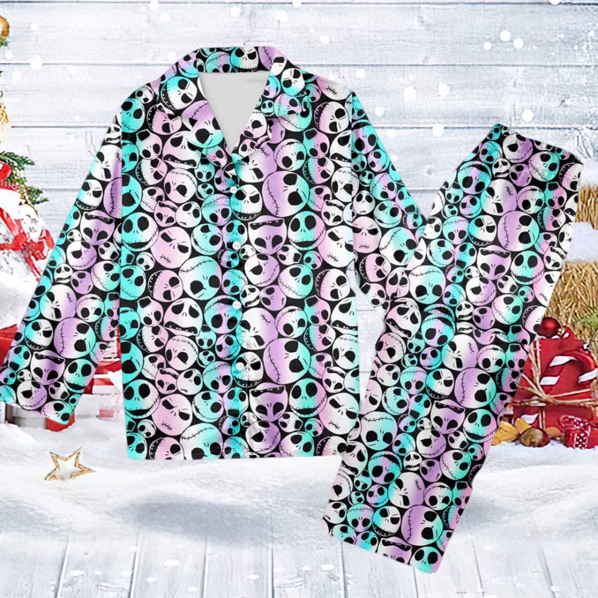 Jack Skellington Women Pajama Set Jack Skellington Women Pajama Set