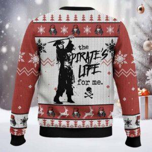 Jack Sparrow The Pirate's Life For Me Ugly Christmas Sweater 1 Jack Sparrow The Pirate's Life For Me Ugly Christmas Sweater