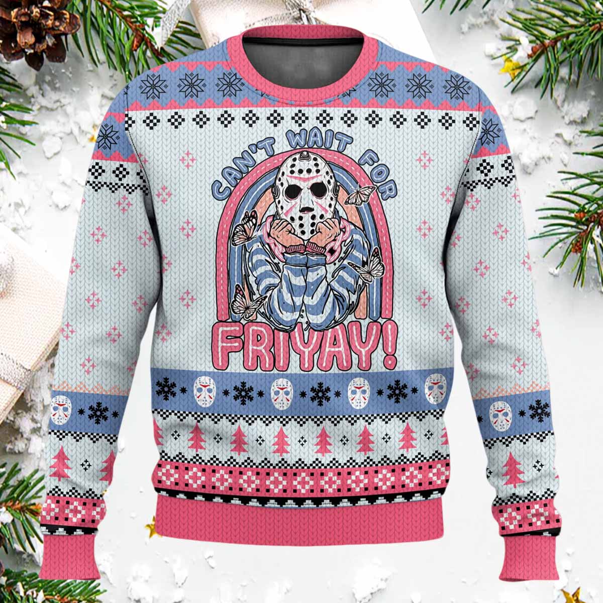Jason Voorhees Friday the 13th Ugly Sweater Jason Voorhees Friday the 13th Ugly Sweater