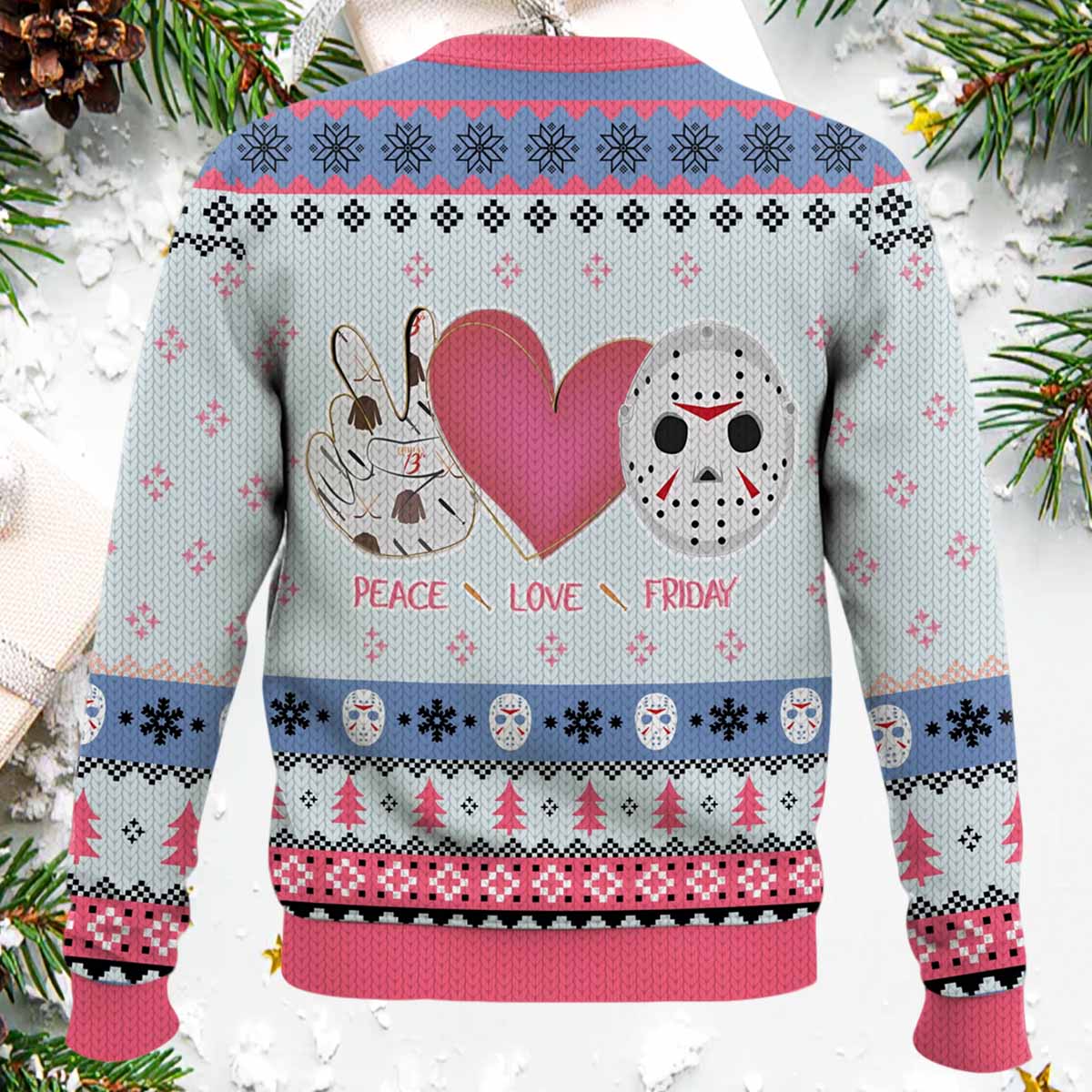 Jason Voorhees Friday the 13th Ugly Sweater Jason Voorhees Friday the 13th Ugly Sweater