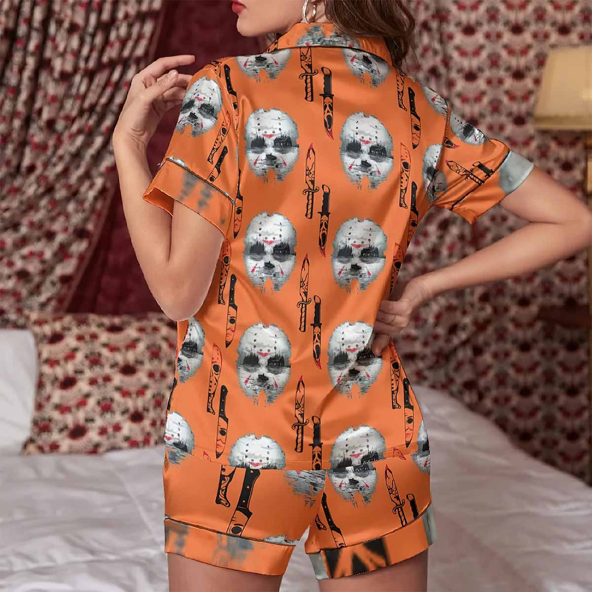 Jason Voorhees Horror Movie Character Pajama Set Jason Voorhees Horror Movie Character Pajama Set