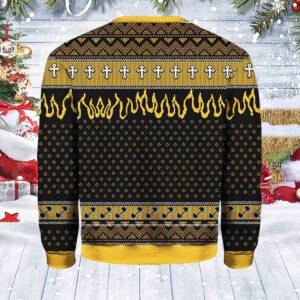 Jesus Weightlifting Christmas Sweater