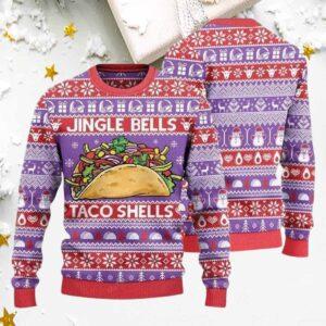 Jingle Bells Taco Shells Christmas Ugly Sweater