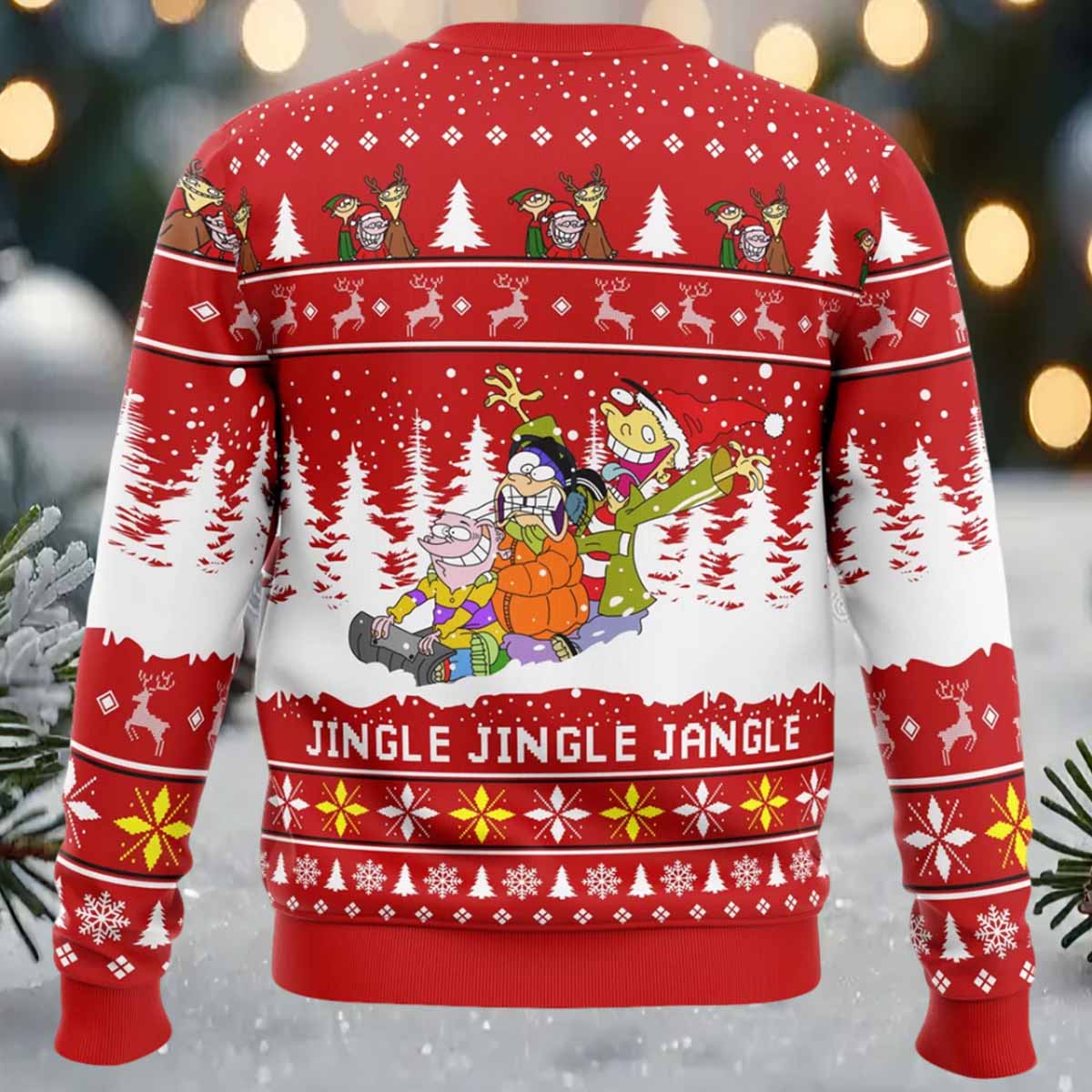 Jingle Jingle Jangle Ed Edd n Eddy Christmas Sweater Jingle Jingle Jangle Ed Edd n Eddy Christmas Sweater