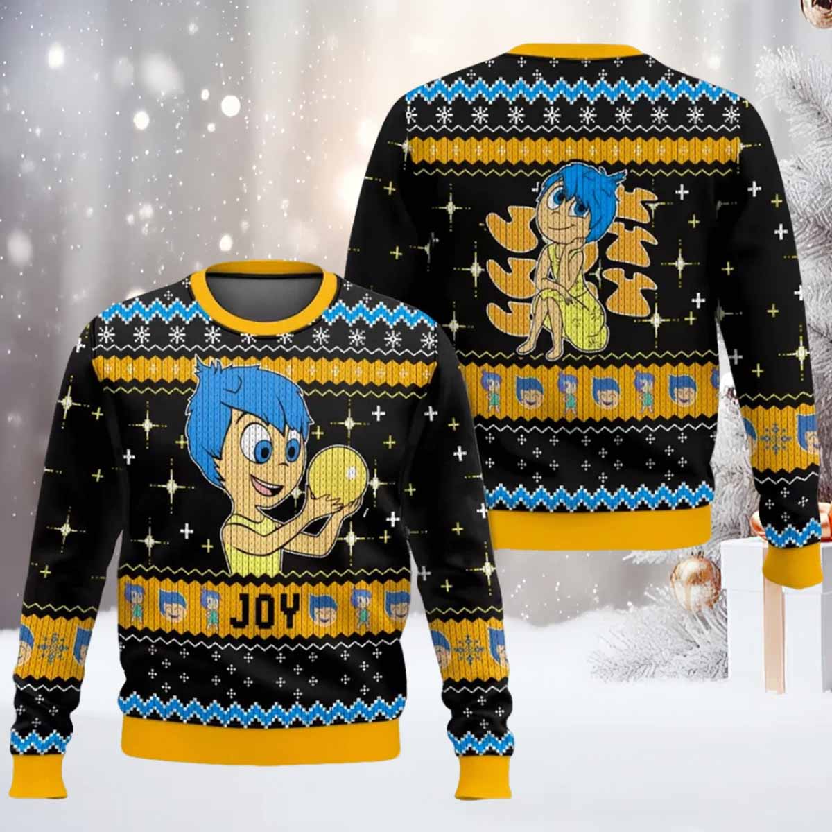 Joy Inside Out Ugly Christmas Sweater Joy Inside Out Ugly Christmas Sweater