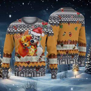 Lady And The Tramp Christmas Ugly Sweater