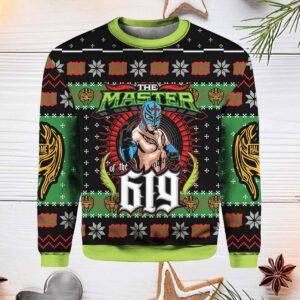 Lele The Master Of The 619 Rey Mysterio Ugly Christmas Sweater