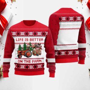 Life is Better on the Farm Ugly Sweater