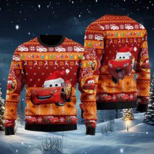 Lightning McQueen Ugly Christmas Sweater Lightning McQueen Ugly Christmas Sweater