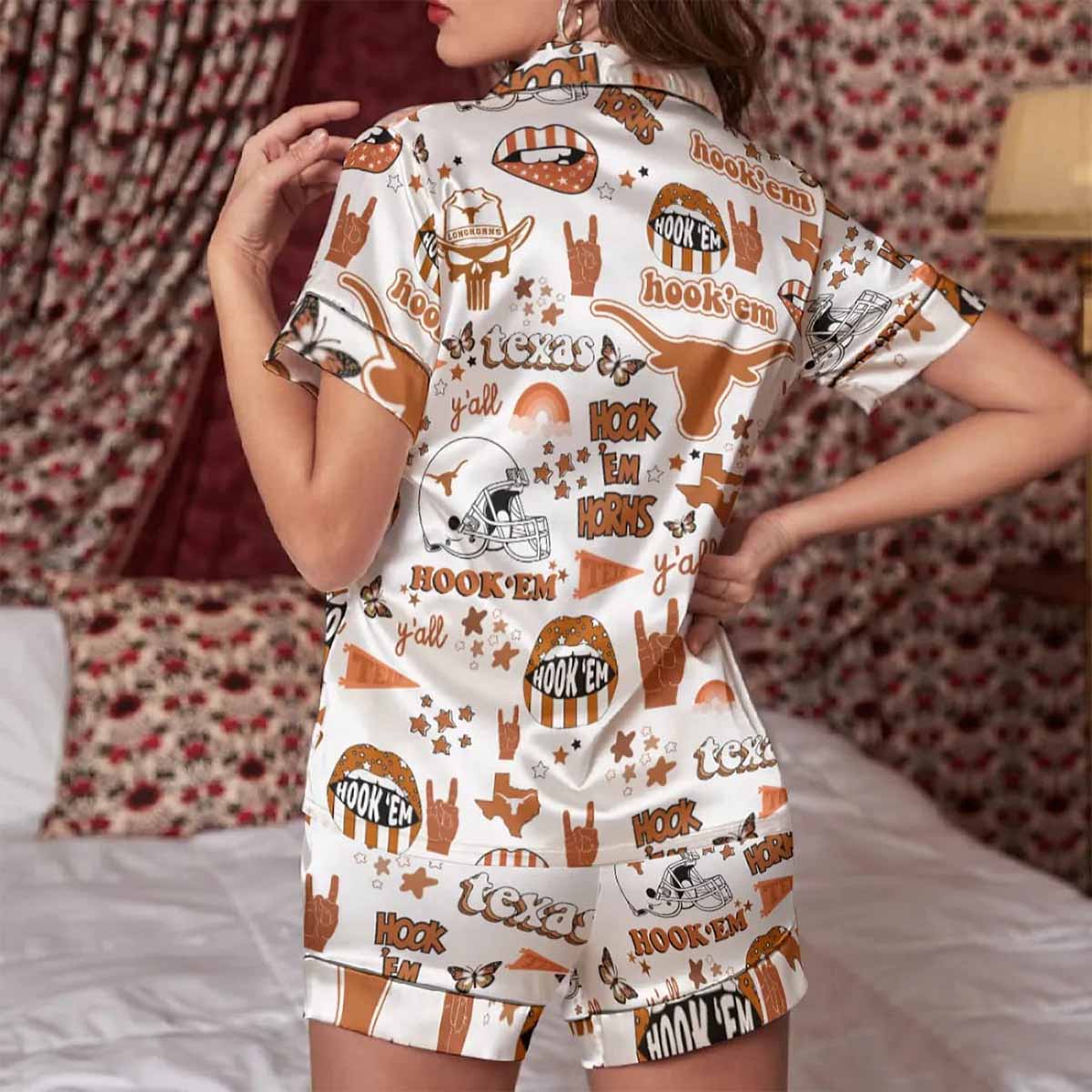 Longhorns Pajamas Set Longhorns Pajamas Set