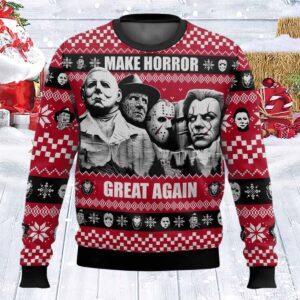 Make Horror Great Again Horror Ugly Sweater Make Horror Great Again Horror Ugly Sweater