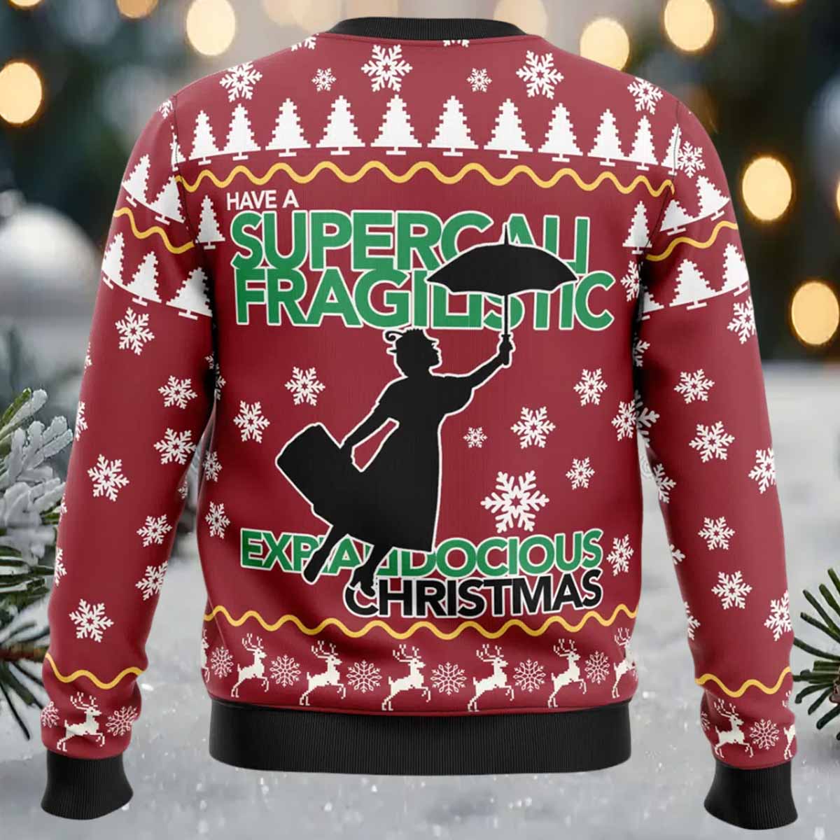 Marry Poppins Ugly Christmas Sweater Marry Poppins Ugly Christmas Sweater