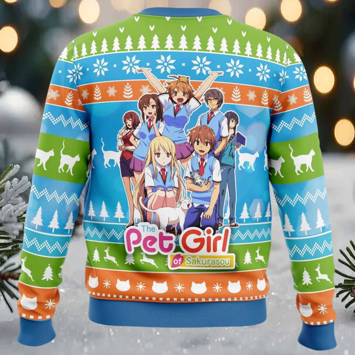 Mashiro and Friends The Pet Girl of Sakurasou Ugly Christmas Sweater Mashiro and Friends The Pet Girl of Sakurasou Ugly Christmas Sweater