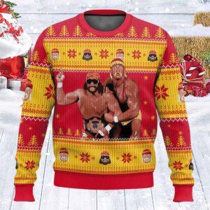 Mega Powers Macho Man and Hulk Hogan Ugly Sweater Mega Powers Macho Man and Hulk Hogan Ugly Sweater