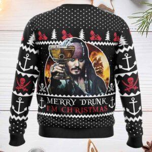 Merry Drunk I’m Christmas Pirates of the Caribbean Ugly Christmas Sweater