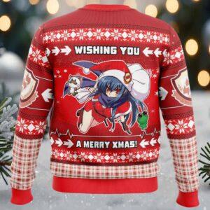 Merry Xmas Shiina Angel Beats Ugly Christmas Sweater 1 Merry Xmas Shiina Angel Beats Ugly Christmas Sweater