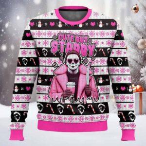 Michael Myers Cute But Stabby Christmas Sweater Michael Myers Cute But Stabby Christmas Sweater