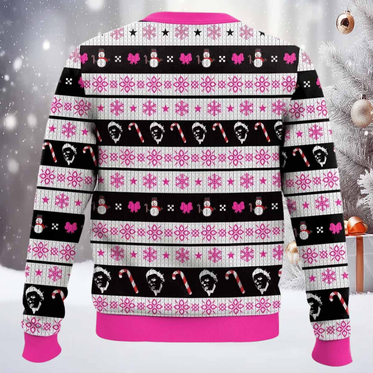 Michael Myers Cute But Stabby Christmas Sweater Michael Myers Cute But Stabby Christmas Sweater