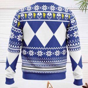 Mighty Morphin Blue Ranger Power Rangers Ugly Christmas Sweater