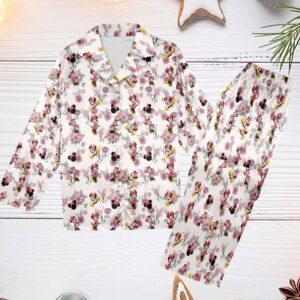 Minn*e Mouse Floral Pajama Set Minn*e Mouse Floral Pajama Set