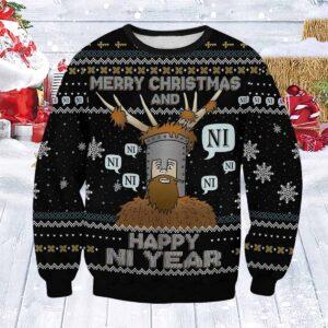 Monty Python Mery Christmas And Happy In Year Ugly Sweater Monty Python Mery Christmas And Happy In Year Ugly Sweater