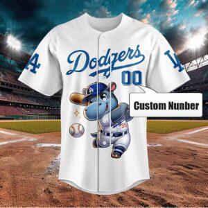 Moo Deng Dodgers They Not Like Us Baseball Jersey
