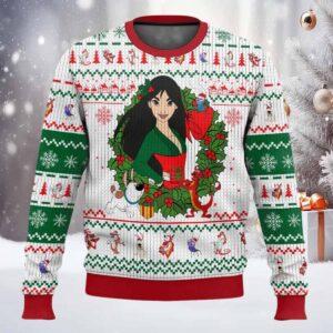 Mulan Princess Christmas Ugly Sweater