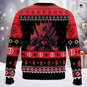 My Heart Beats For You Deadpool Ugly Christmas Sweater